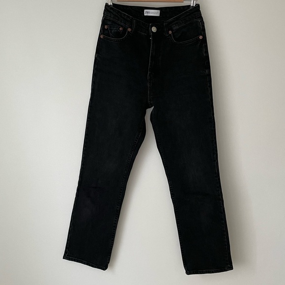 Zara Stovepipe Jean in Black Size 4 - Picture 5 of 6
